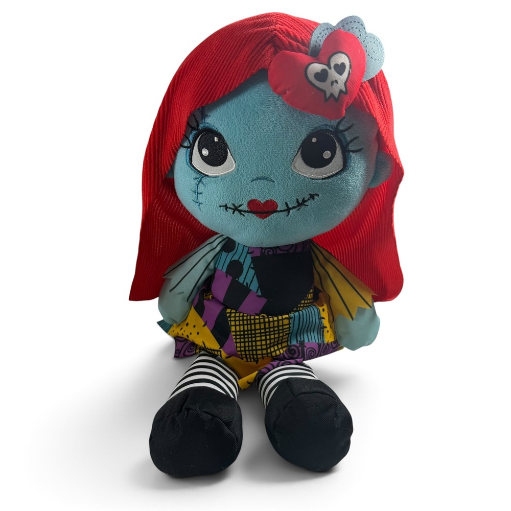 Disney Nightmare Before Christmas Sally Plush Doll Just Play 14 Inch Ragdoll